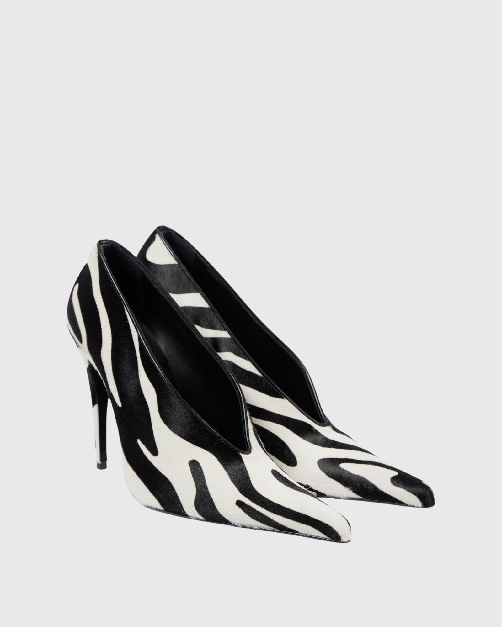 Isotta Faux Leather Pumps In Zebra