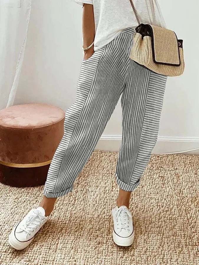 AMYNELLE – LIGHT FLATTERING PANTS Beach